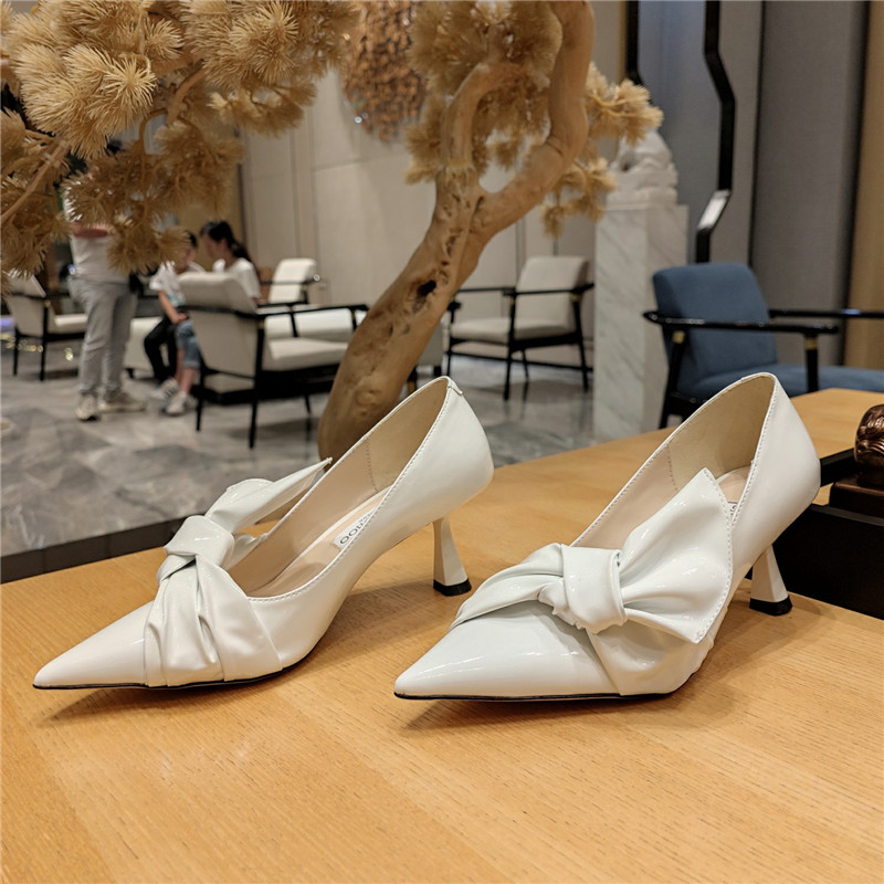 Best Replica Jimmy Choo Ruffled Knot Wrinkled Sandals - Colareps