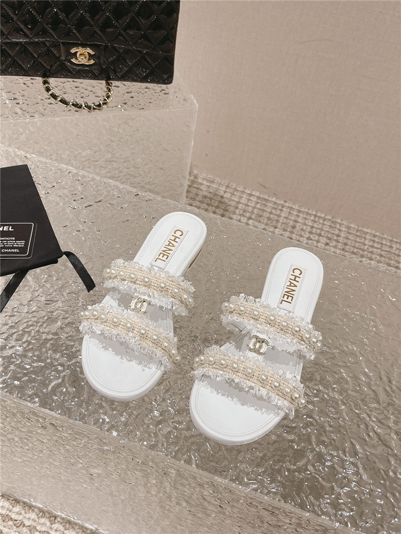 Best Replica Chanel hot style double c sandals and slippers - Colareps