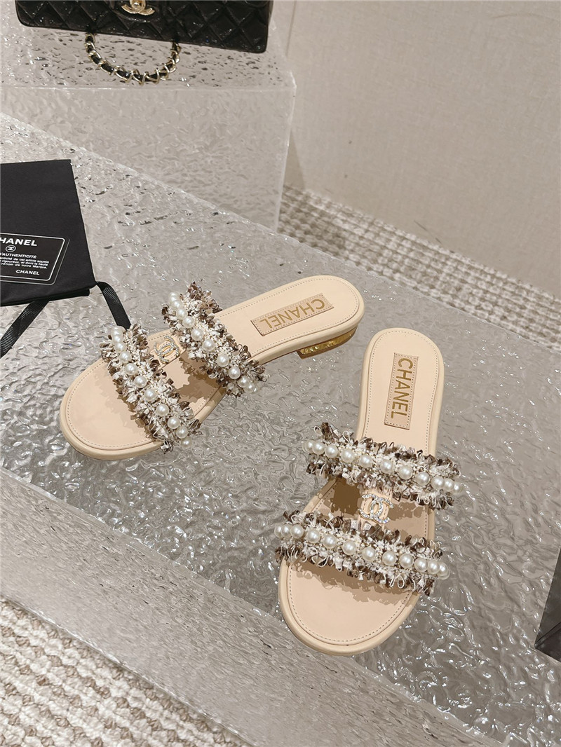 Best Replica Chanel hot style double c sandals and slippers - Colareps