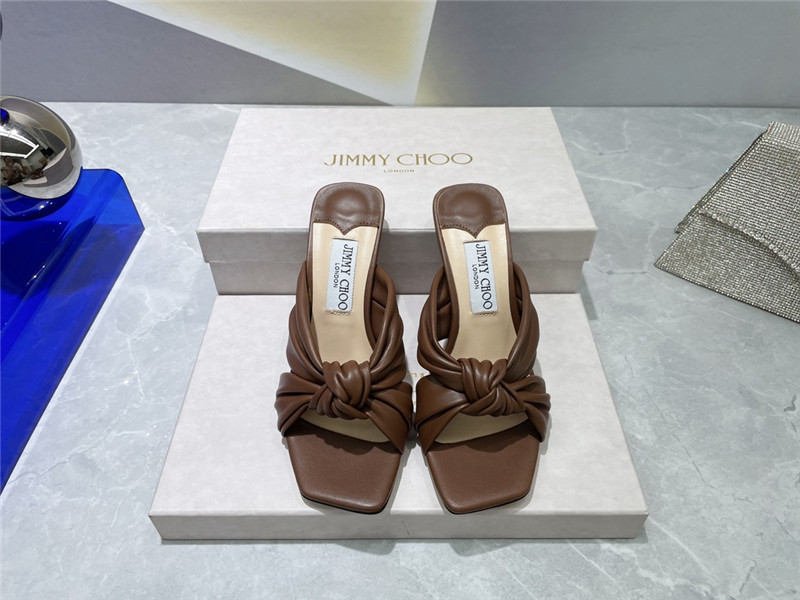 Best Replica jimmy choo bow heels dupe square toe bow sandals - Colareps