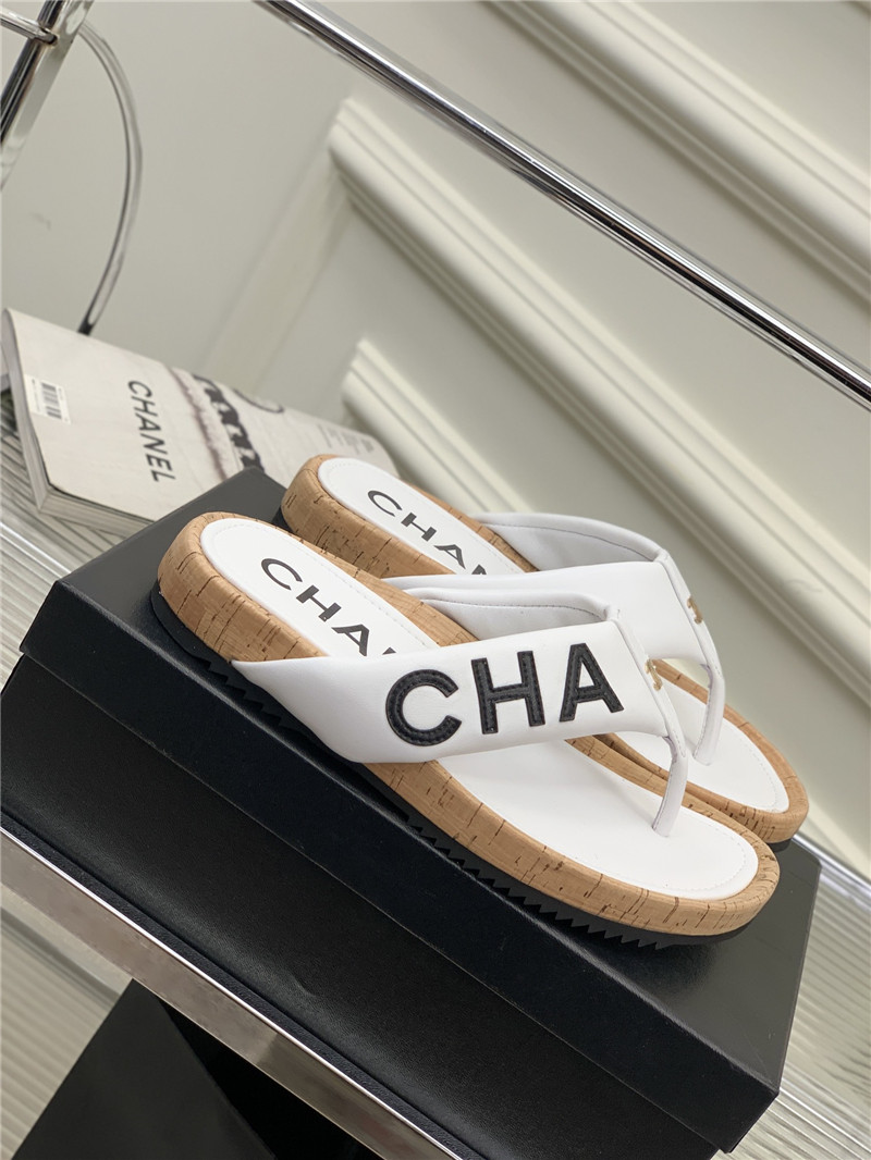 Best Replica chanel flip logo flops - Colareps