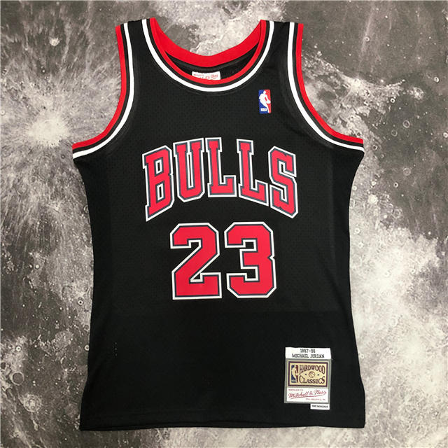 Best Replica MICHAEL JORDAN CHICAGO BULLS THROWBACK JERSEY (HEAT APPLIED) - Colareps