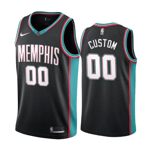 Best Replica CUSTOM MEMPHIS GRIZZLIES CITY EDITION JERSEY / THROWBACK JERSEY - Colareps