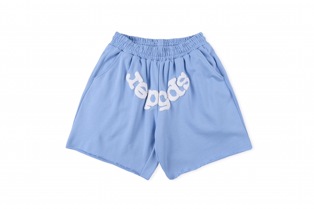 Best Replica Flocked three-dimensional letter print shorts 3 colors - Colareps