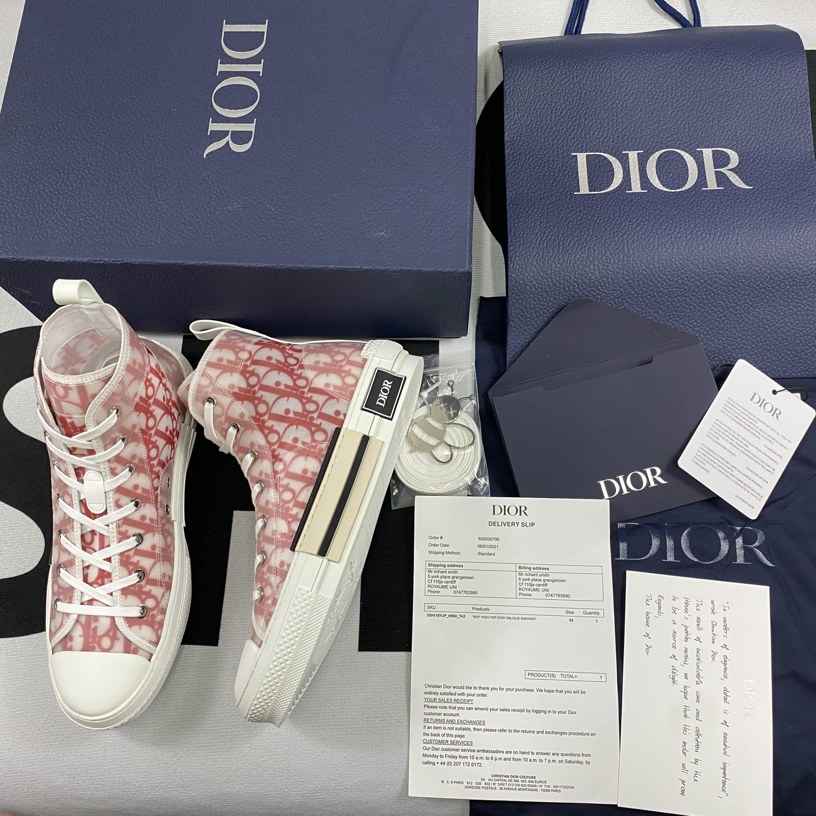 Best Replica Dior B23 High Top Sneaker 13 - Colareps