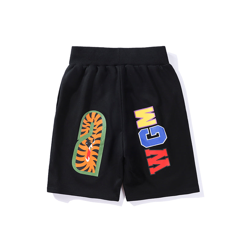 Best Replica BAPE APE Shorts Shark Black WGM Pants HDCP8675 - Colareps