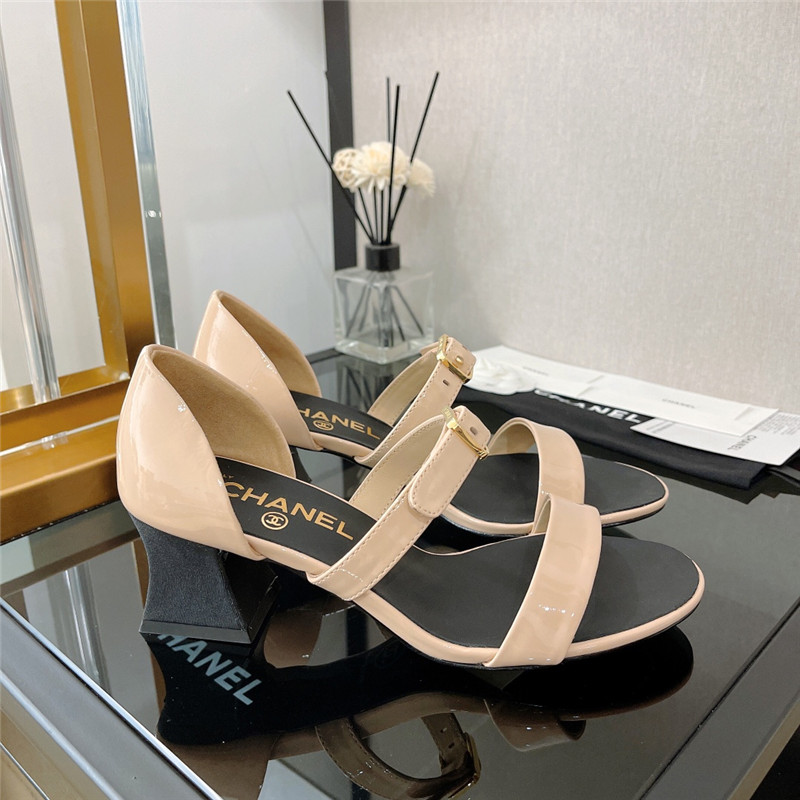 Best Replica chanel chunky heel sandals - Colareps