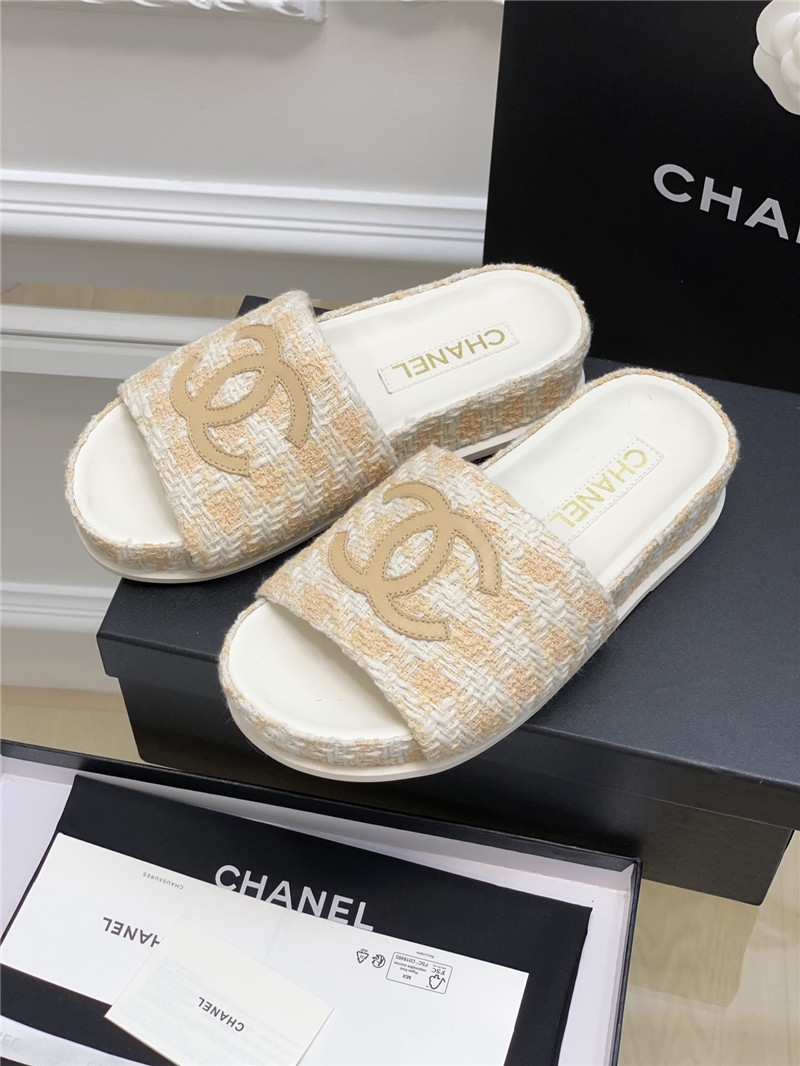 Best Replica Chanel new big Logo slippers - Colareps