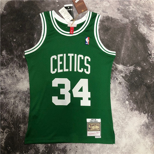 Best Replica PAUL PIERCE BOSTON CELTICS THROWBACK JERSEY (HEAT APPLIED) - Colareps