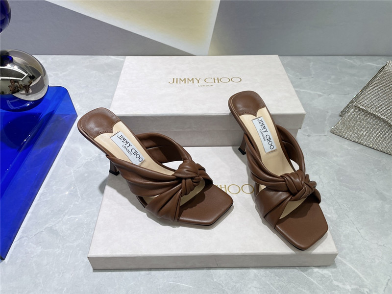 Best Replica jimmy choo bow heels dupe square toe bow sandals - Colareps