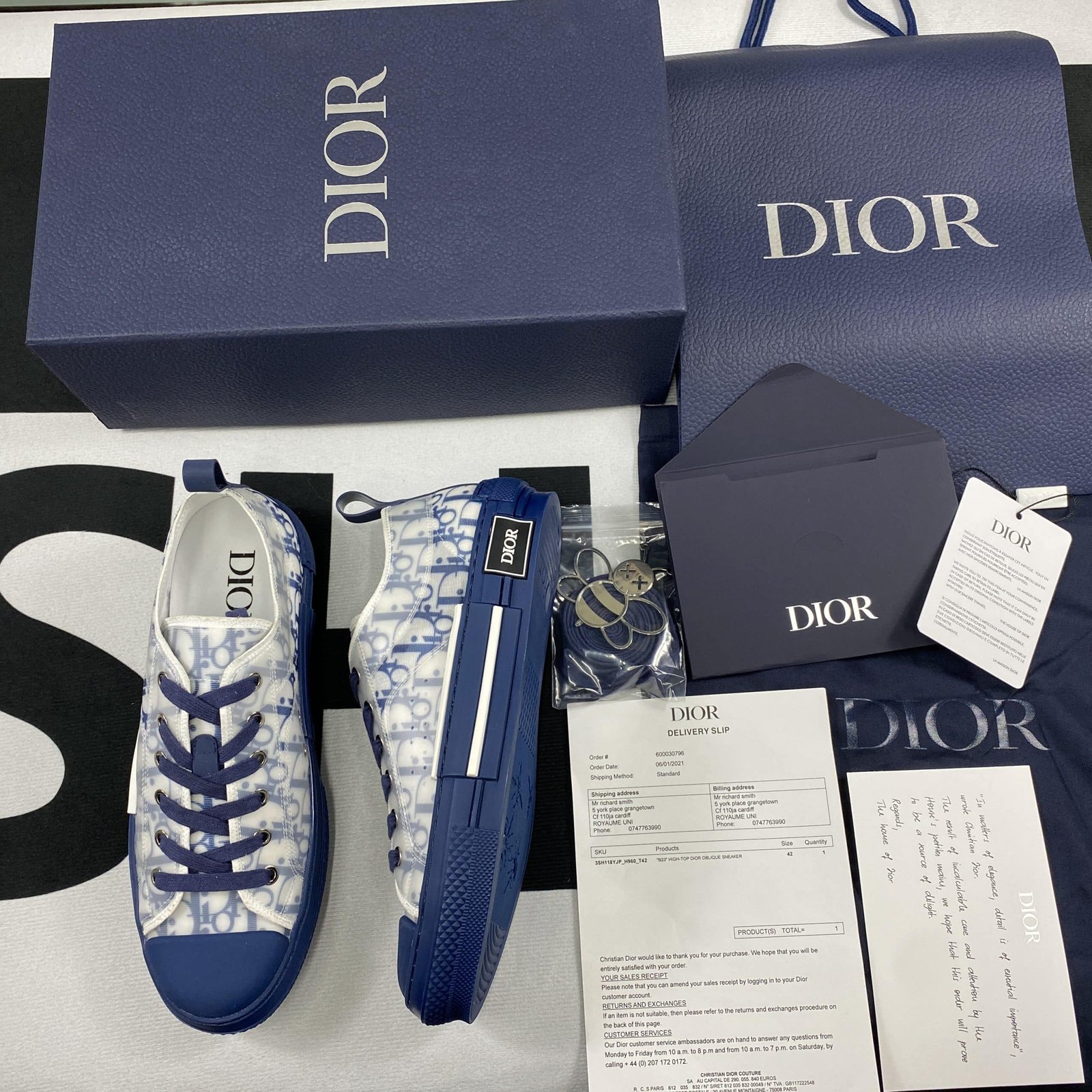 Best Replica Dior B23 High Top Sneaker 8 - Colareps
