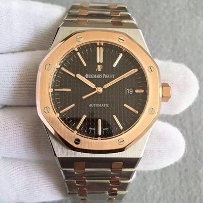 Best Replica Audemars Piguet Replica 15400 JF Factory 1:1 Best Edition Swiss ETA3120 Black Dial - Colareps