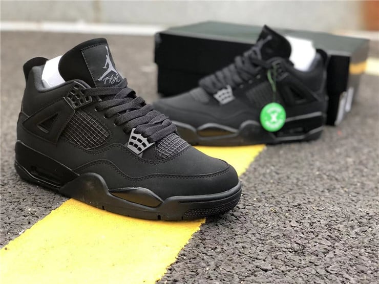 Best Replica Jordan 4  Retro Black Cat Extended size - Colareps