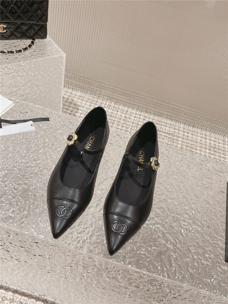 Best Replica Chanel new sunflower buckle Mary Jane shoes - Colareps