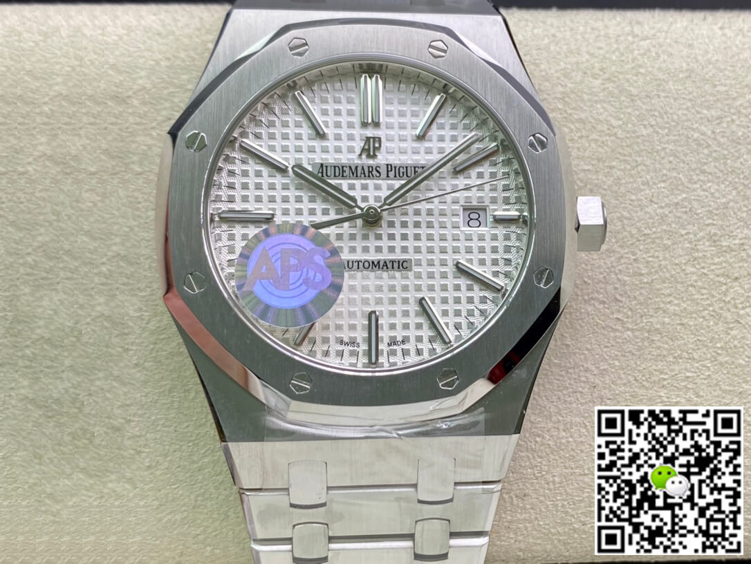 Best Replica Replica Audemars Piguet Royal Oak 15400ST.OO.1220ST.02 1:1 Best Edition APS Factory White Dial - Colareps