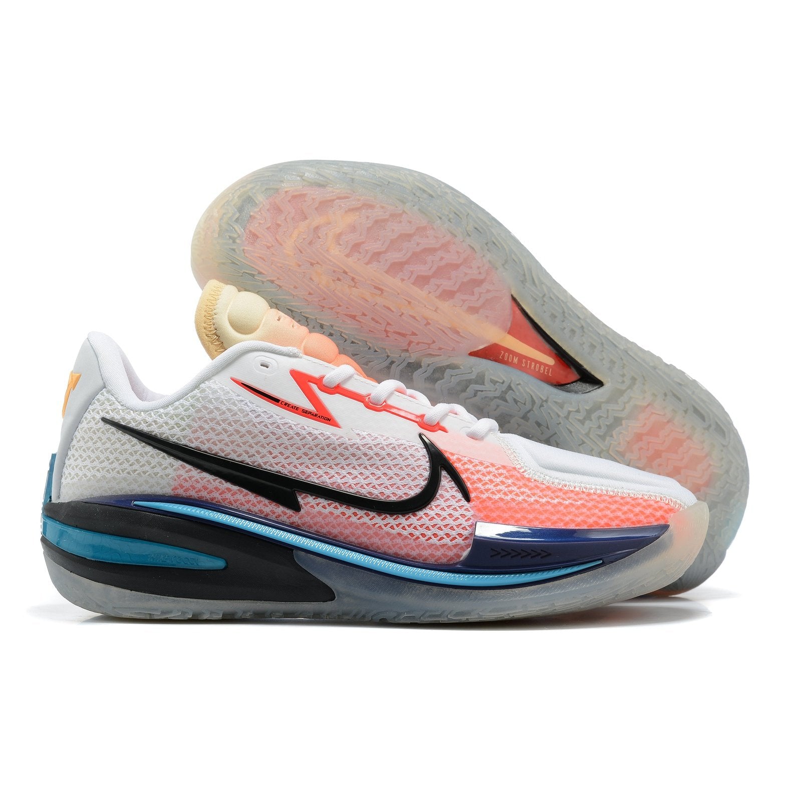 Best Replica NIKE AIR ZOOM G.T. CUT x WHITE BLACK LASER BLUE - Colareps