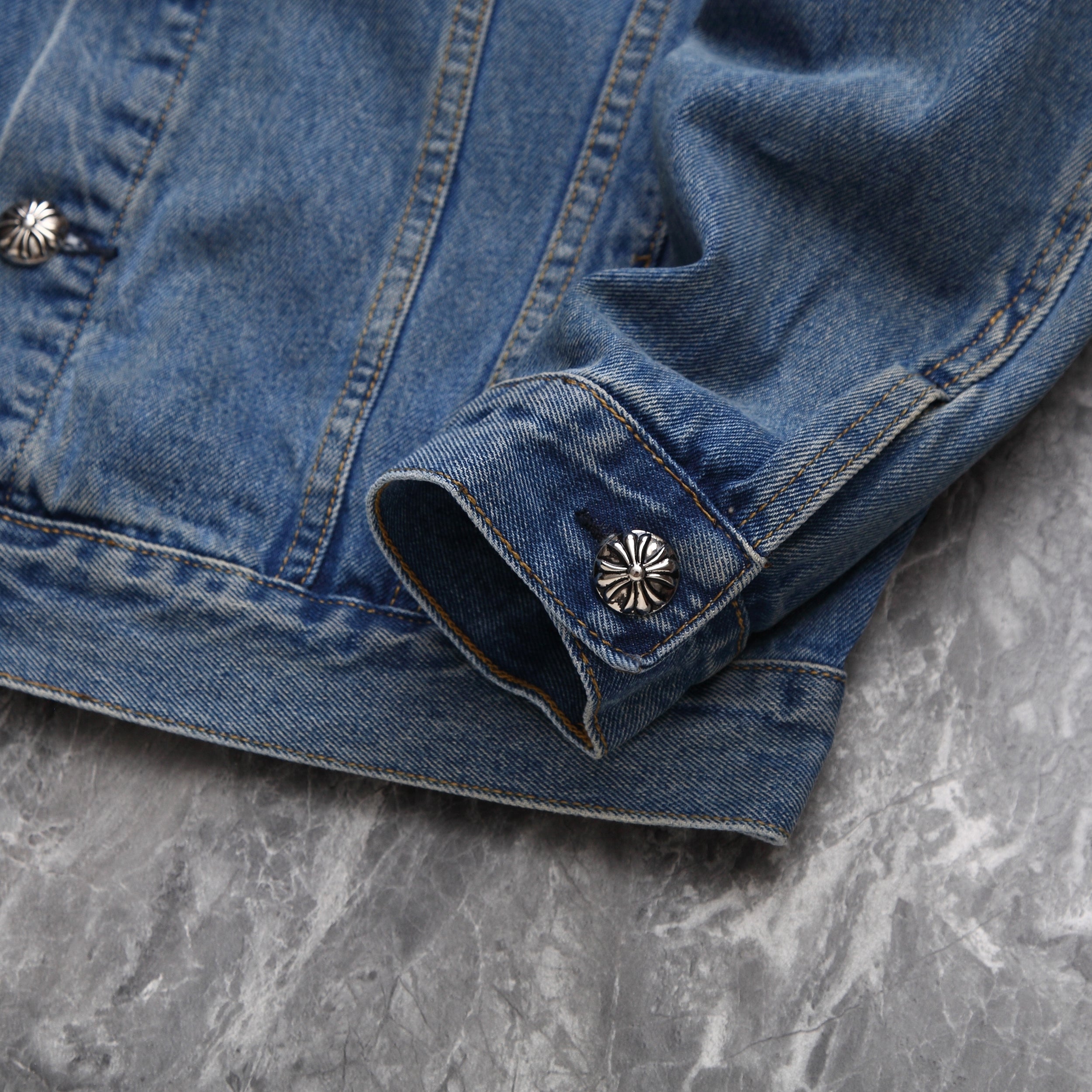 Best Replica Chrome Hearts Denim Jacket - Colareps