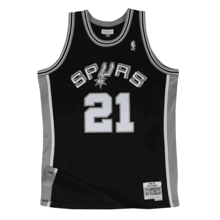 Best Replica TIM DUNCAN SAN ANTONIO SPURS THROWBACK JERSEY - Colareps