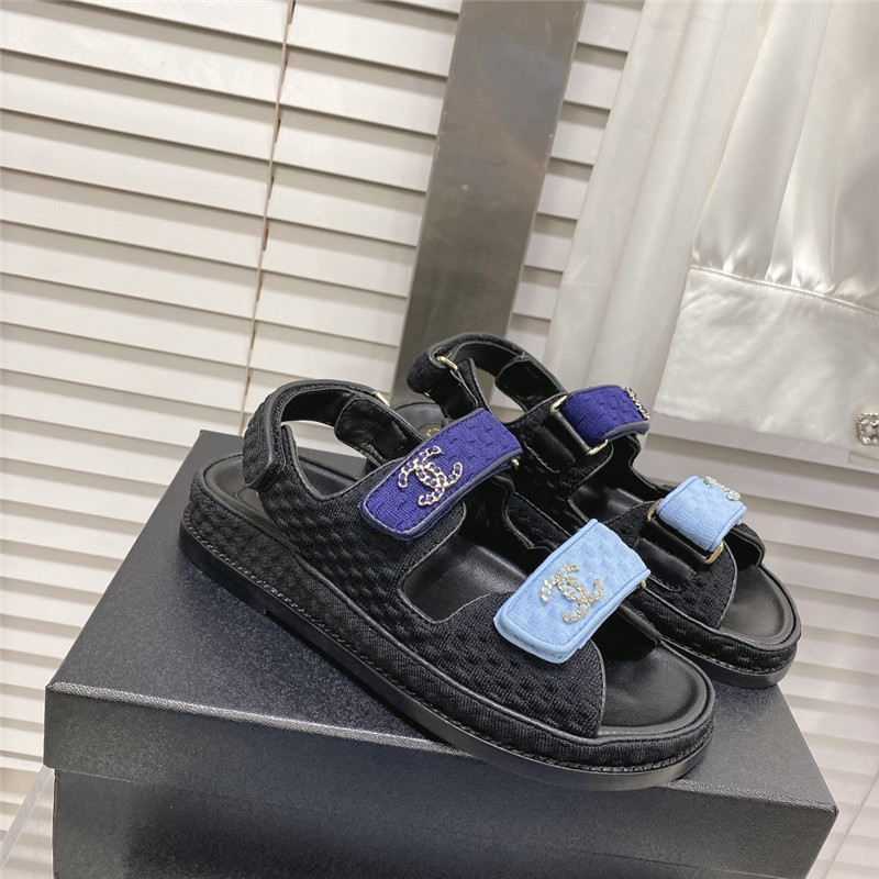 Best Replica chanel classic velcro sandals - Colareps