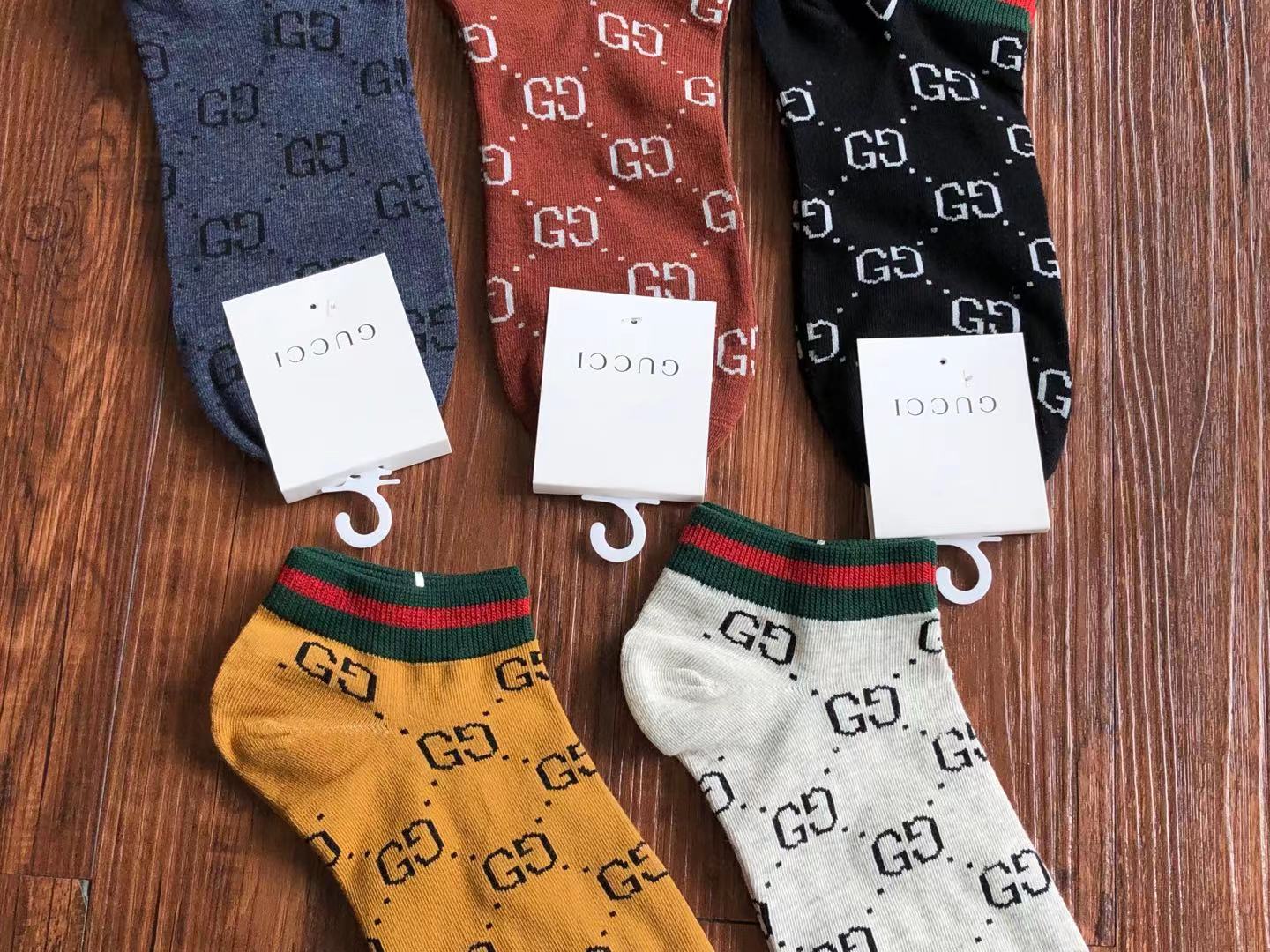 Best Replica Gucci Socks - Set of 5 - Colareps