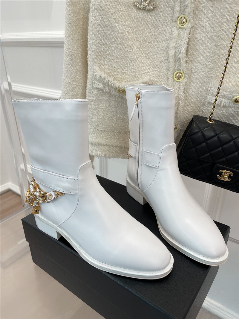 Best Replica chanel classic jewel chain ankle boots - Colareps
