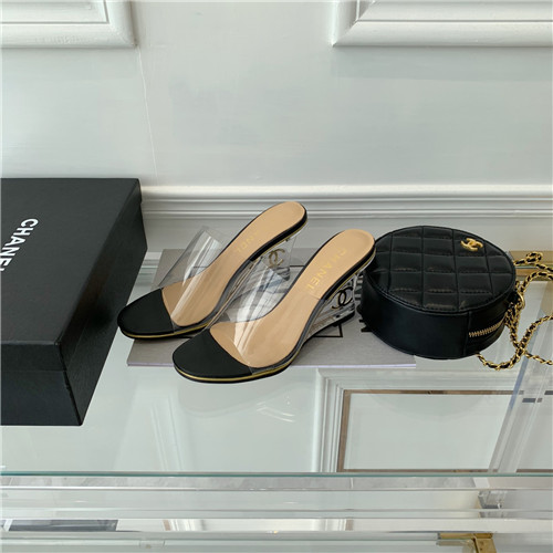 Best Replica chanel new wedge heel sandals - Colareps