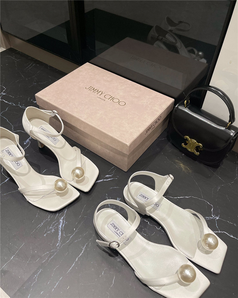 Best Replica Jimmy Choo new rhinestone ball sandals - Colareps