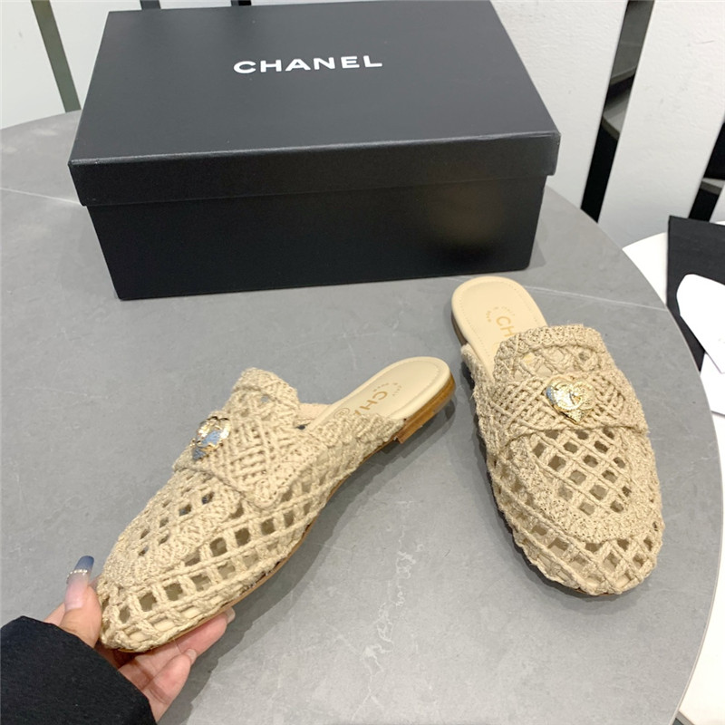 Best Replica Chanel hand-woven Mier half drag - Colareps