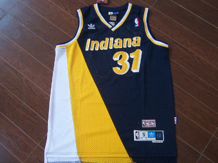 Best Replica REGGIE MILLER INDIANA PACERS THROWBACK JERSEY - Colareps