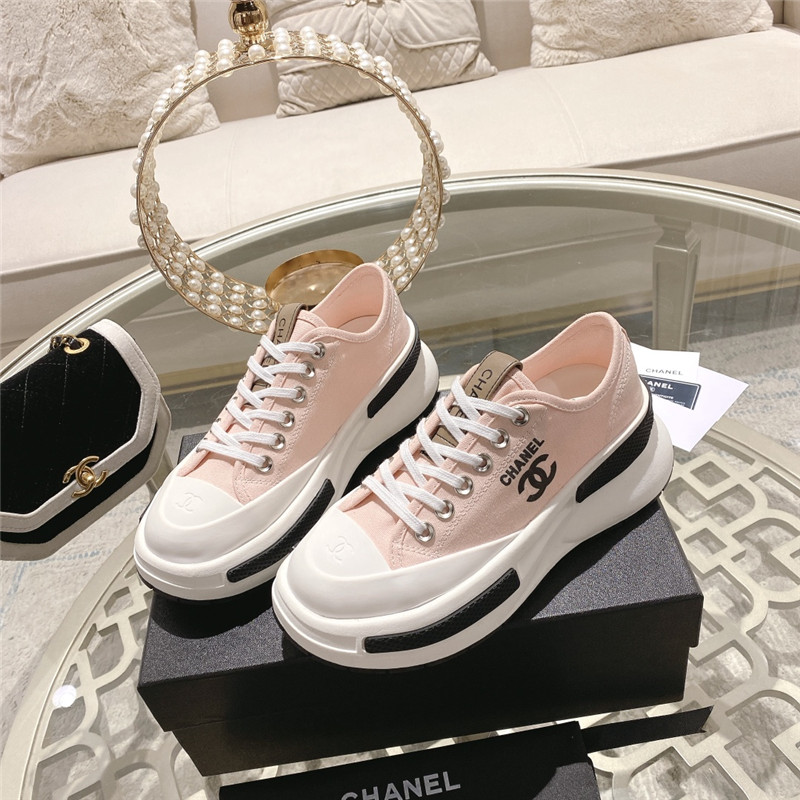 Best Replica Chanel early spring new canvas shoes - Colareps