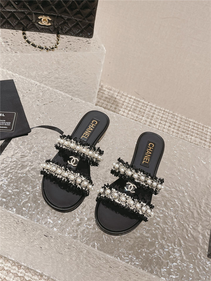 Best Replica Chanel hot style double c sandals and slippers - Colareps