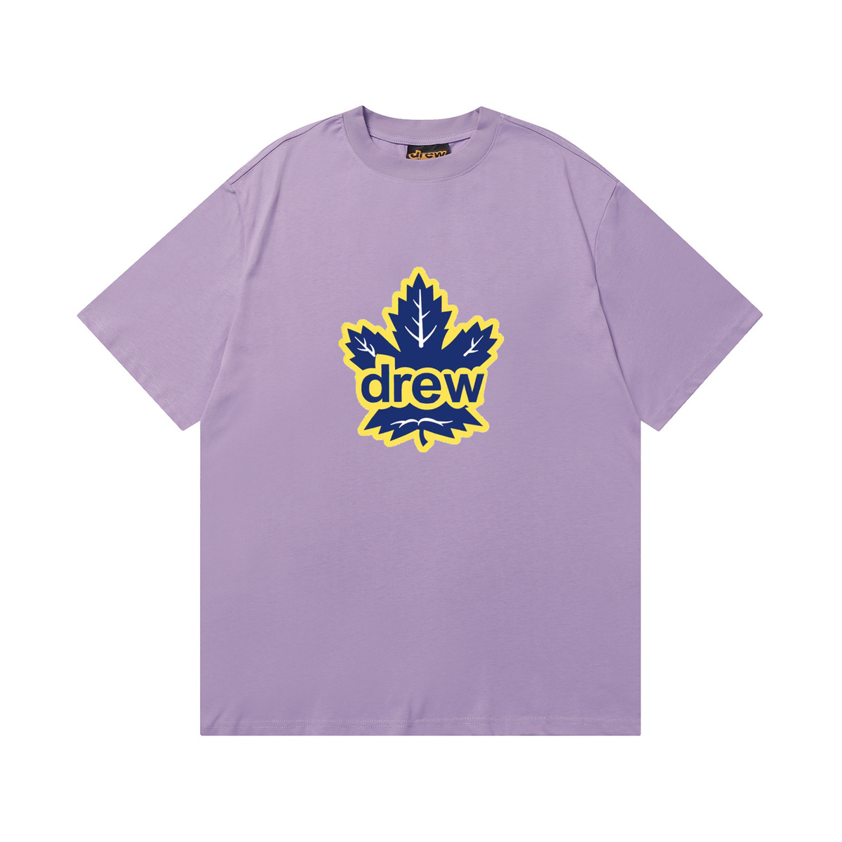Best Replica Drew House Maple Leaf T-shirt Purple - Colareps