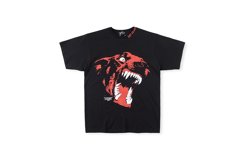 Best Replica Red Tiger Roar Print Short Sleeve tee - Colareps