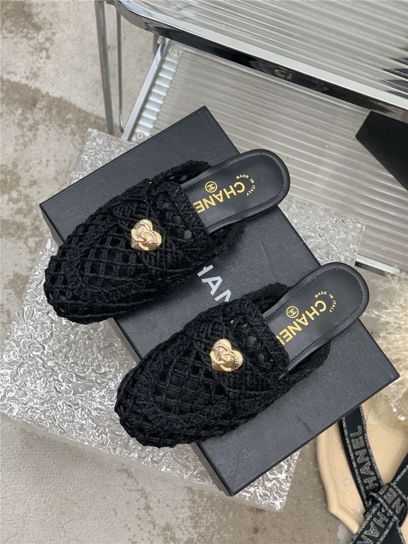 Best Replica chanel hollow Roman slippers - Colareps