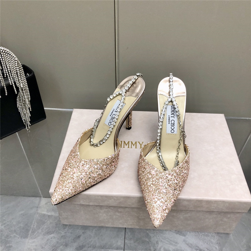 Best Replica jimmy choo Dupes high heel wedding dress sandals - Colareps