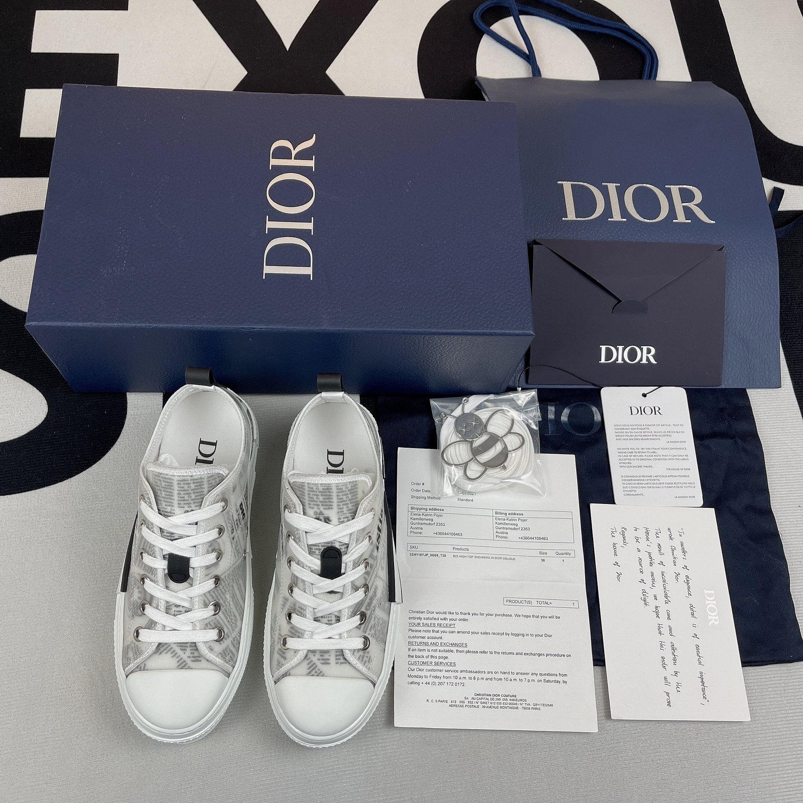 Best Replica Dior B23 High Top Sneaker 10 - Colareps