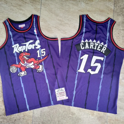 Best Replica VINCE CARTER TORONTO RAPTORS THROWBACK JERSEY - Colareps