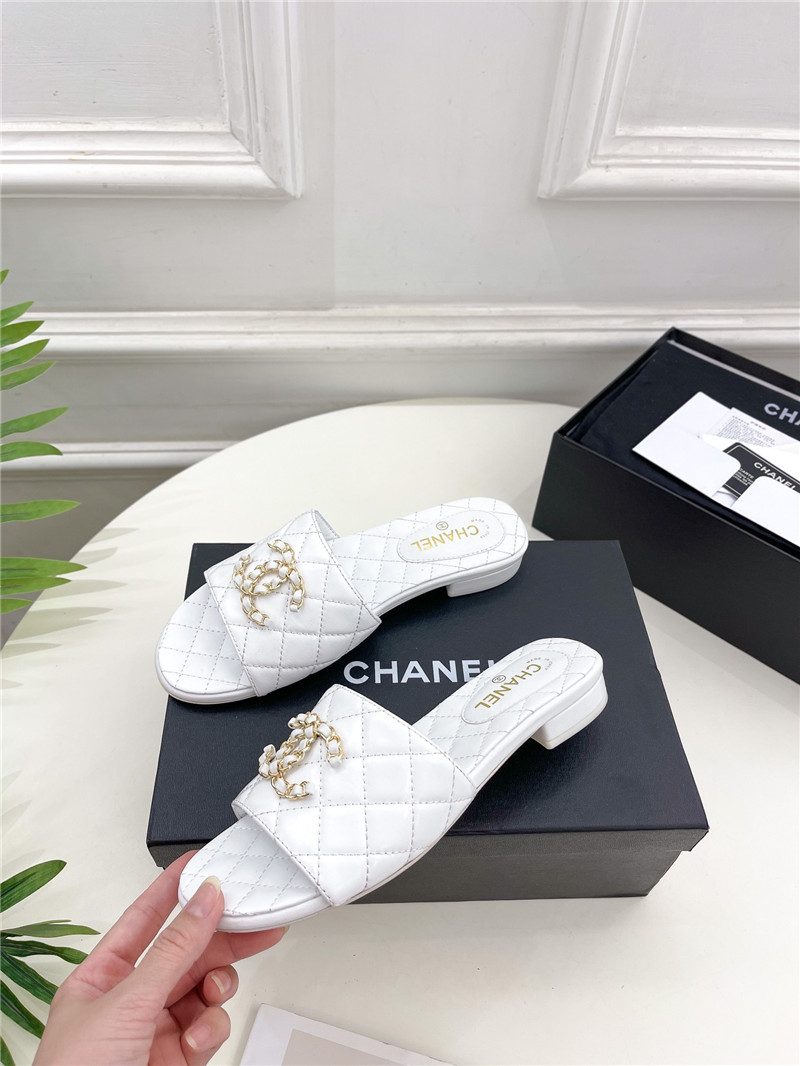 Best Replica Chanel counter classic double C buckle slippers - Colareps