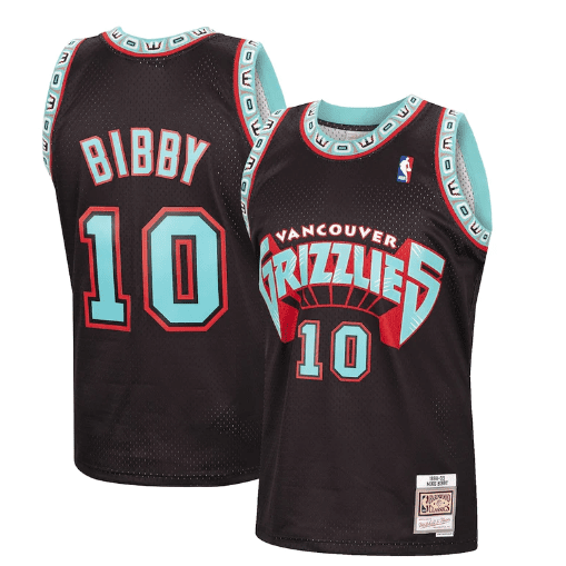 Best Replica MIKE BIBBY MEMPHIS GRIZZLIES VANCOUVER THROWBACK JERSEY - Colareps