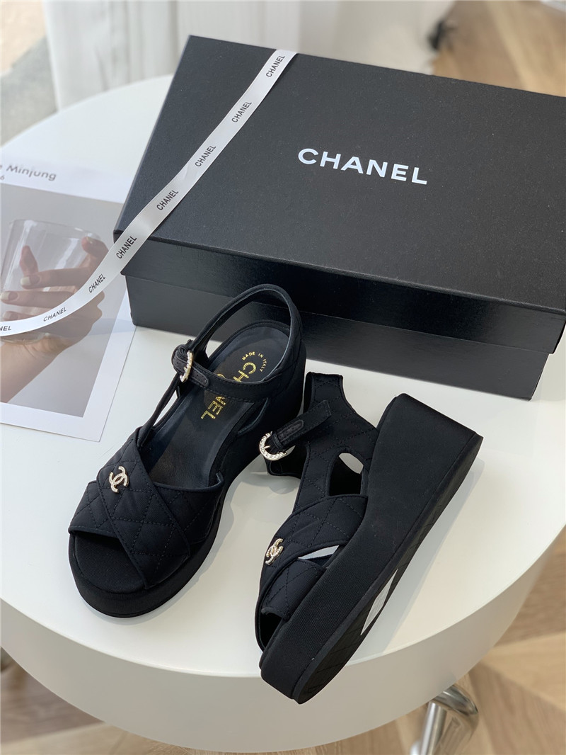 Best Replica chanel platform sandals - Colareps