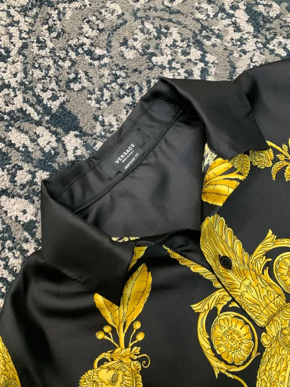 Best Replica 2023ss Versace Pure Silk Shirt - Colareps