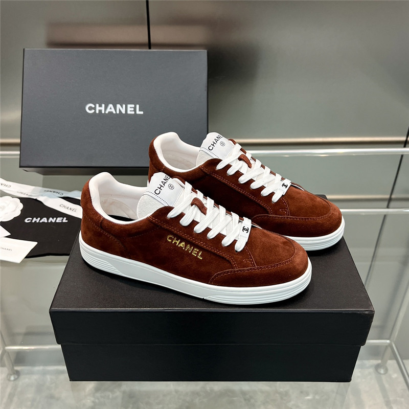 Best Replica Chanel new full leather panda color casual sneakers - Colareps