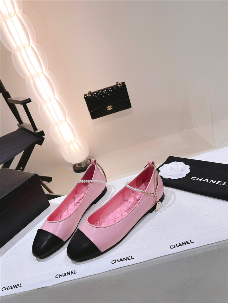 Best Replica Chanel 23C pearl Mary Jane shoes - Colareps