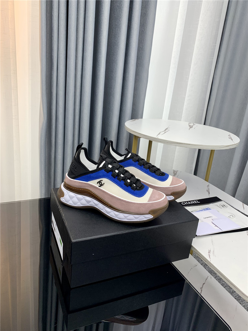 Best Replica Chanel new color matching casual sneakers - Colareps