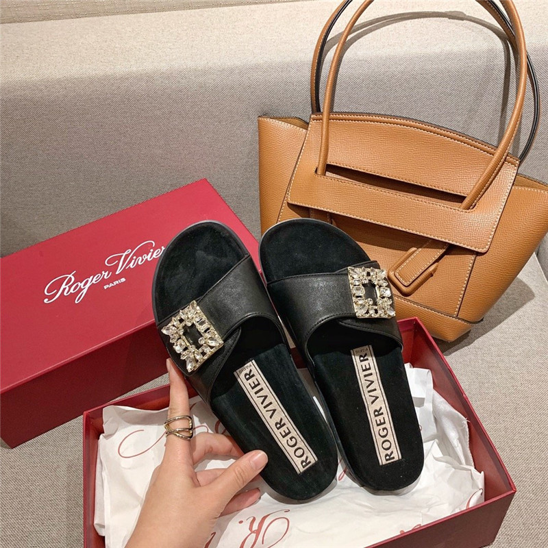 Best Replica Roger vivier slippers black - Colareps