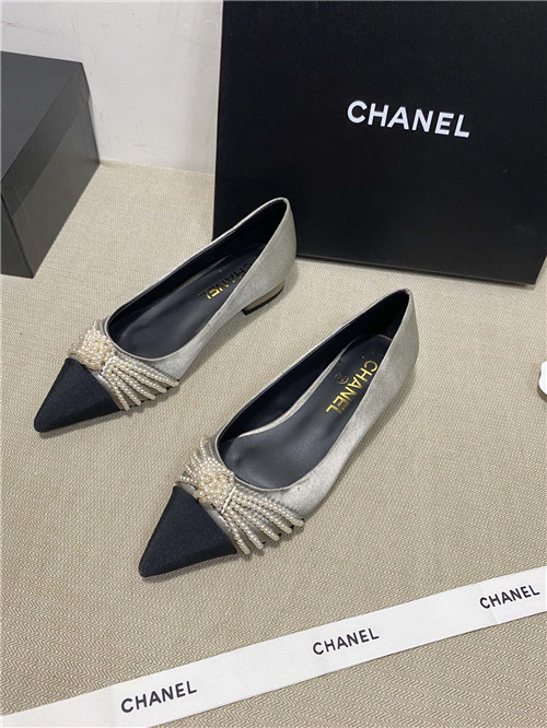 Best Replica Chanel high-heeled silk shoes - Colareps