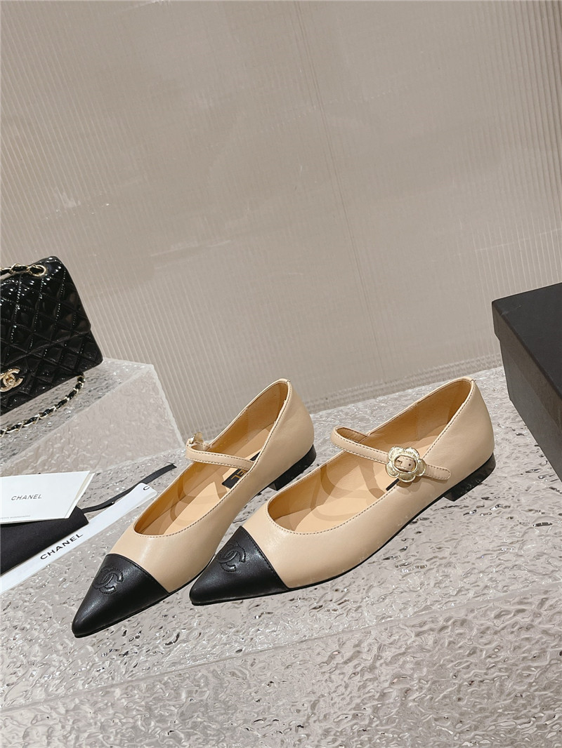 Best Replica Chanel new sunflower buckle Mary Jane shoes - Colareps