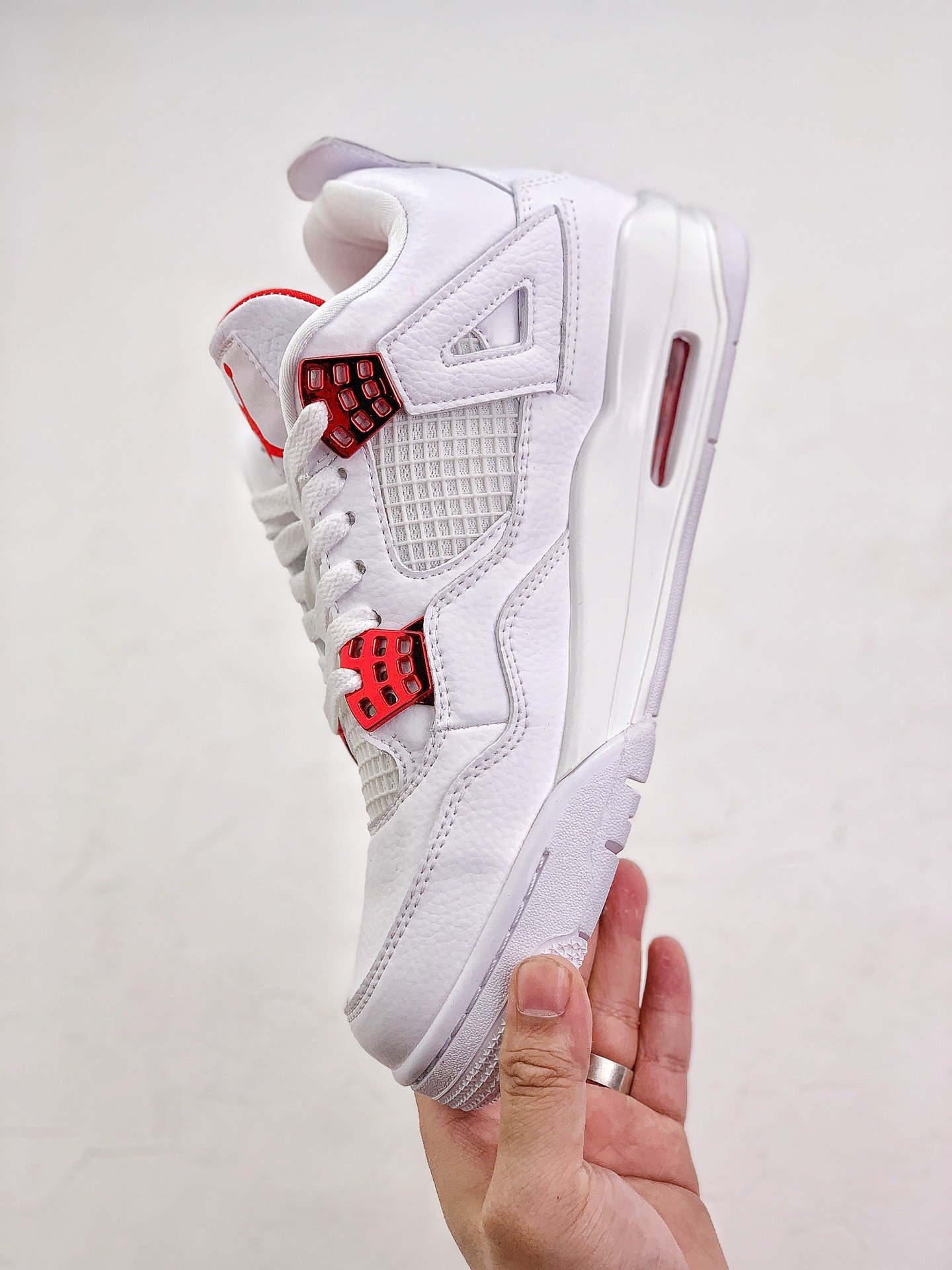 Best Replica Air Jordan 4 Retro Metallic Red Extended size 14 - Colareps