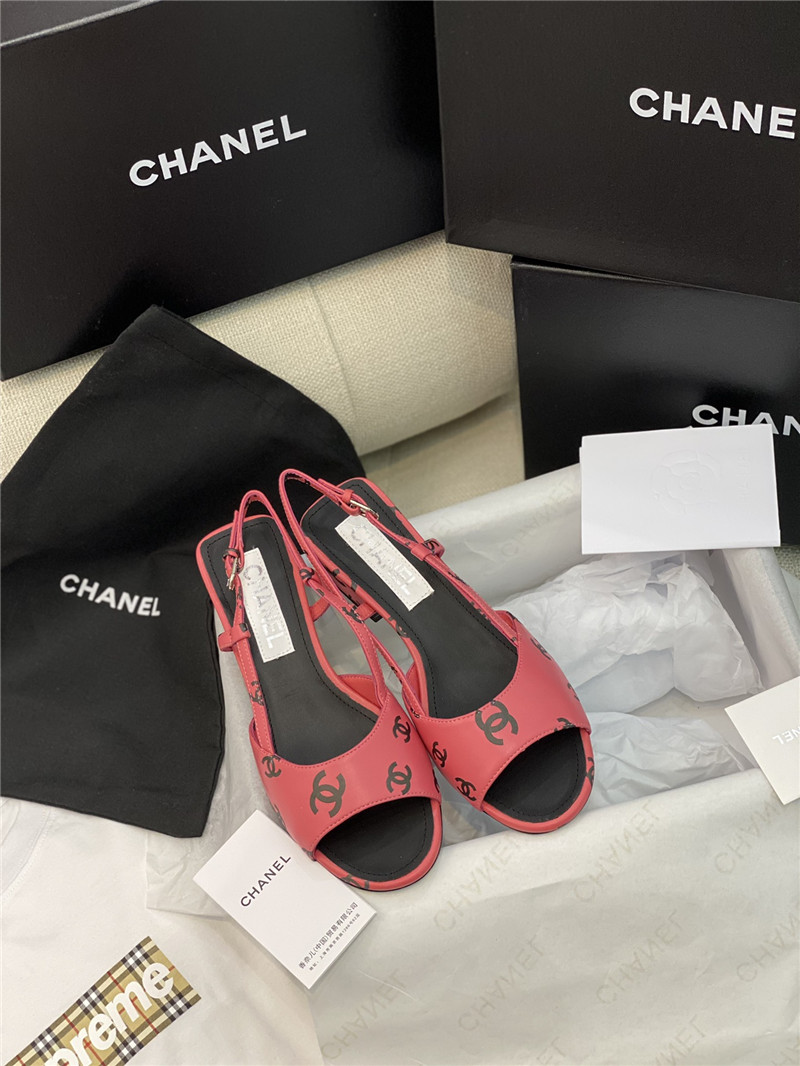 Best Replica chanel flat cutout sandals - Colareps