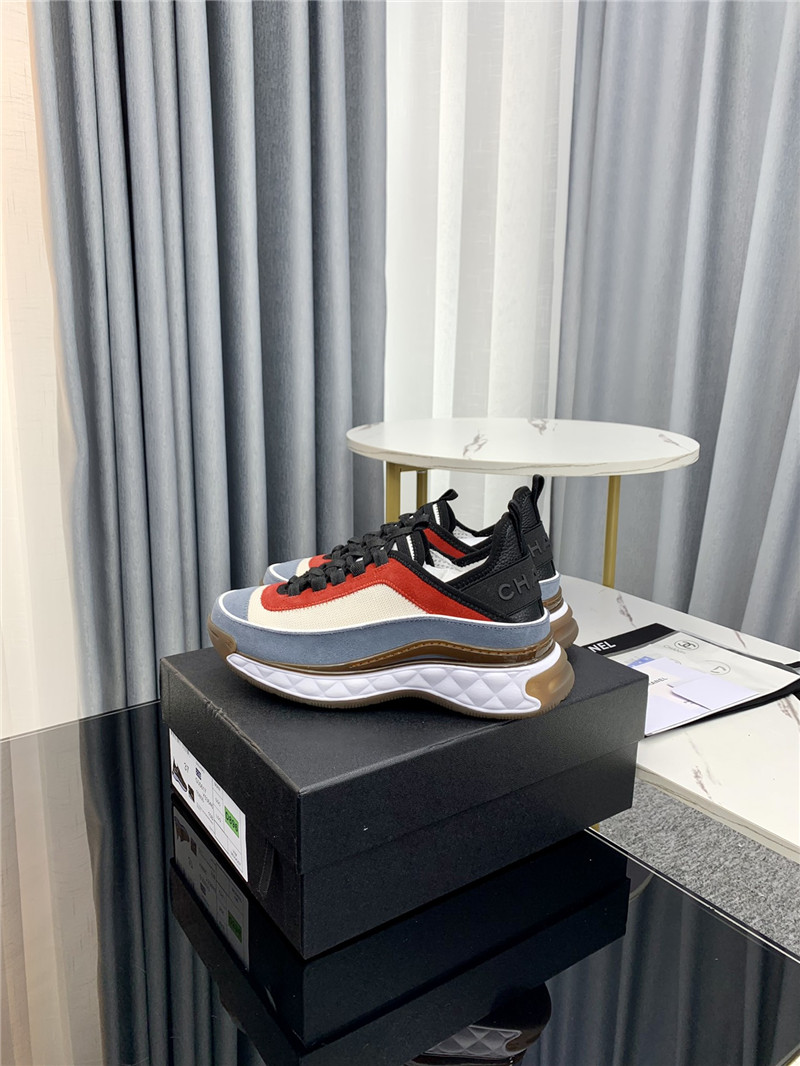 Best Replica Chanel new color matching casual sneakers - Colareps